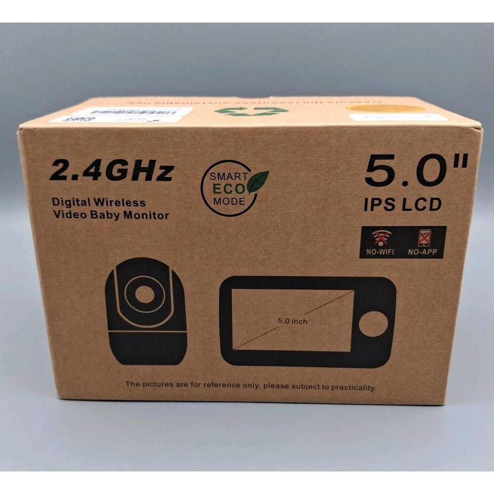 Hello Baby Monitor HB6550  Digital Baby Monitor Camera 5.0” LCD - NEW IN BOX